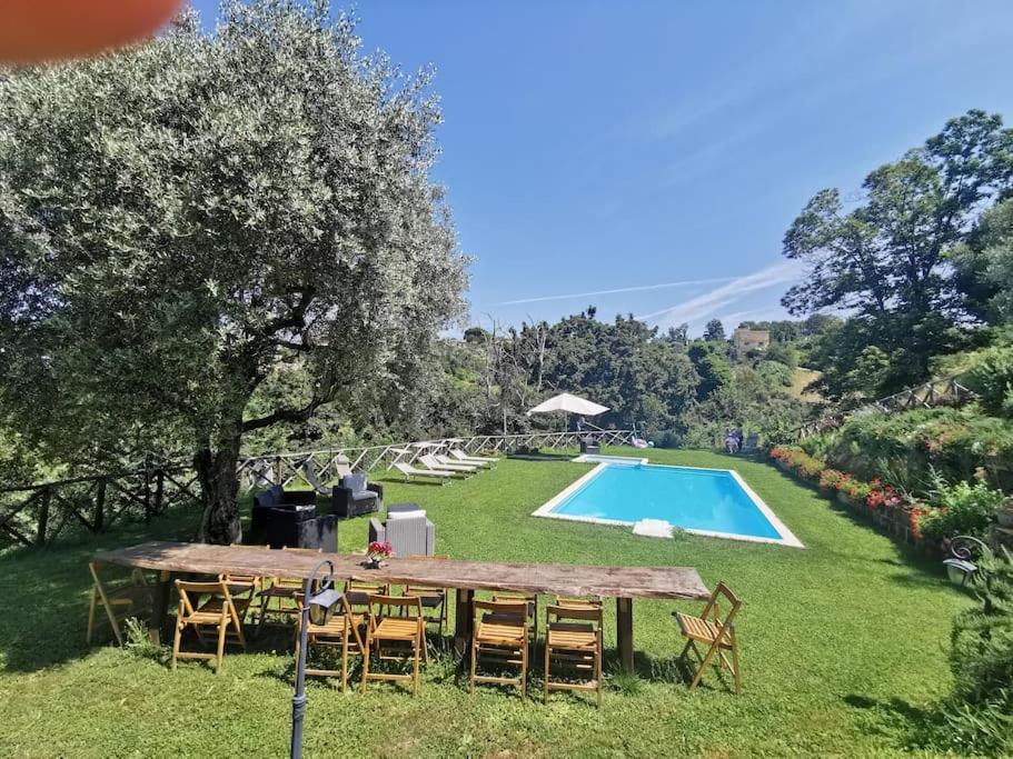Apartment In Luxuryproperty Privatepool Garden Bbq Airc X8 Castelnuovo Di Porto ภายนอก รูปภาพ